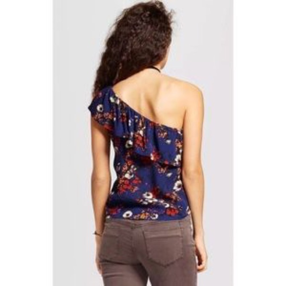 Mossimo one shoulder blouse - Picture 2 of 7